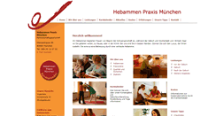 Desktop Screenshot of hebammenpraxismuenchen.de